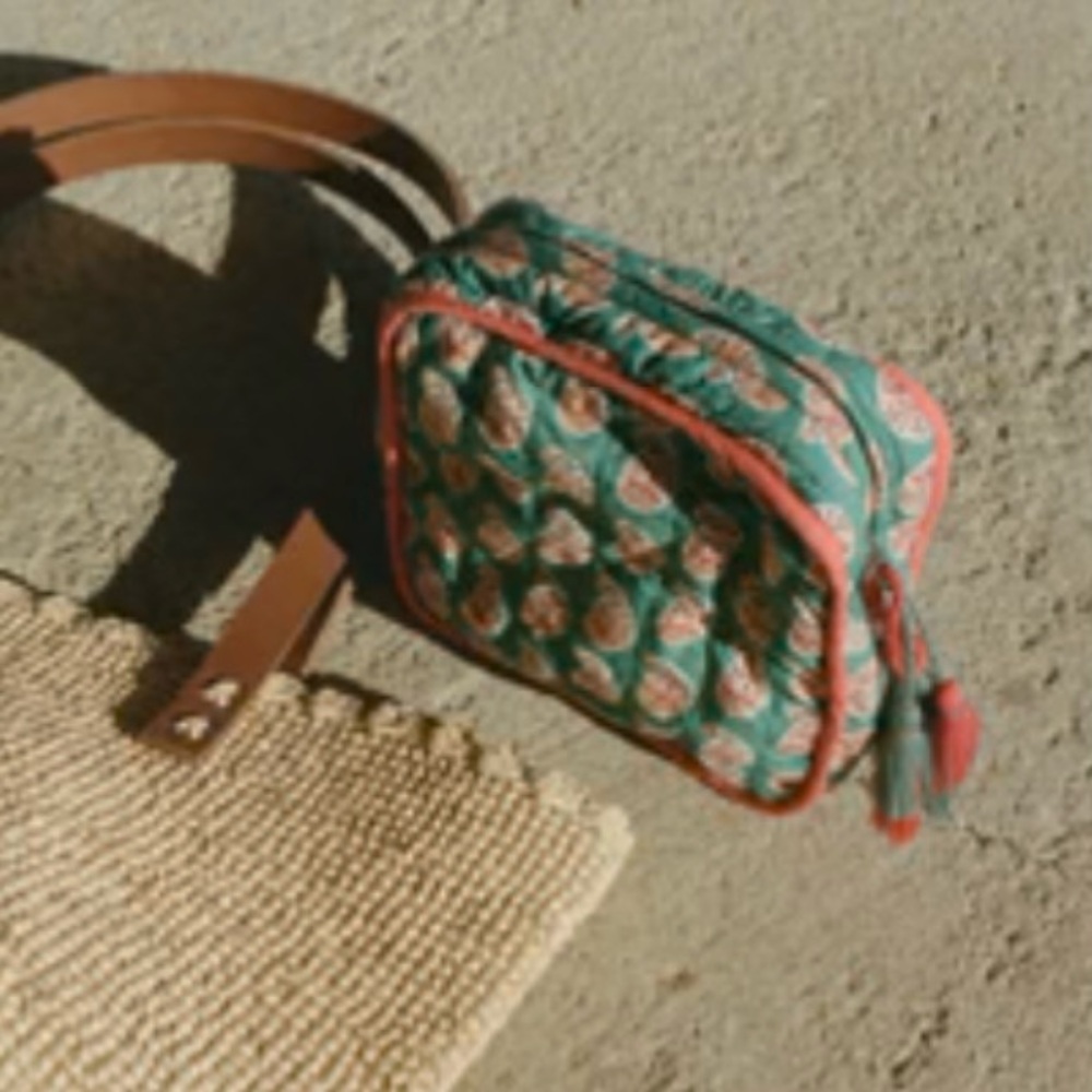 Doen Organic Cotton Pouch in Sunrise Paisley
